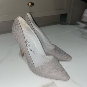 Alice + Olivia Embossed Heels